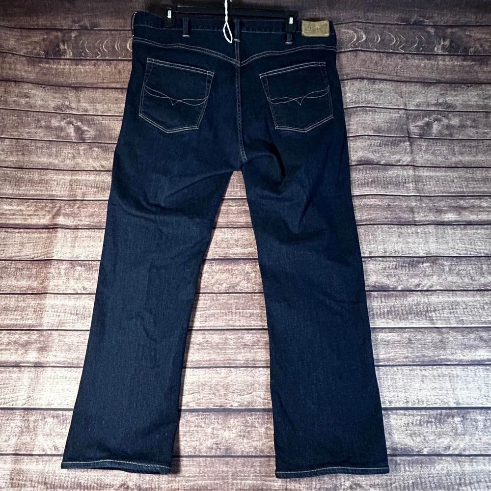 Polo Ralph Lauren Hampton Relaxed Straight Jeans Mens 42x32 Dark Wash Denim
